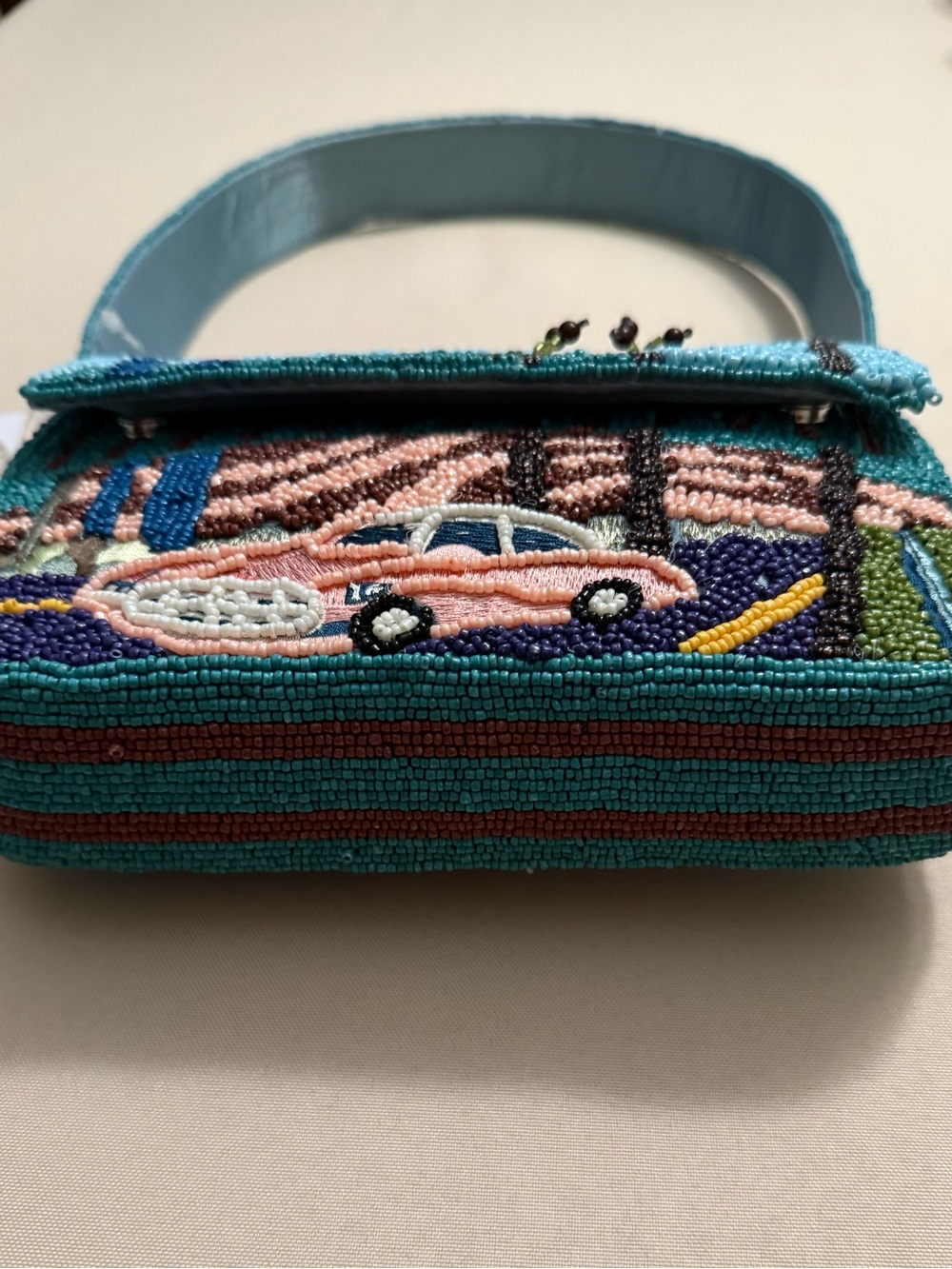 India Beaded Bag Welcome To Fabulous Las Vegas Nevada - Picture 8 of 10